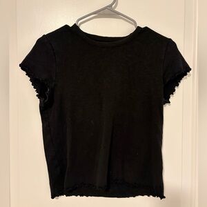 Madewell Charcoal Crew Neck Top